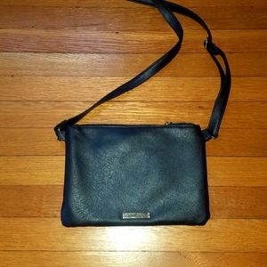 Rampage faux leather crossbody purse. Black.